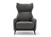 High-back armchair with armrests DUFFLE DITRE