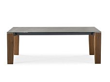 Extending rectangular ceramic dining table TRULY BONALDO