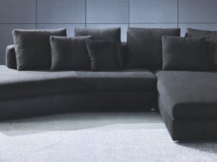 Modular corner sofa SORMANI NOIR