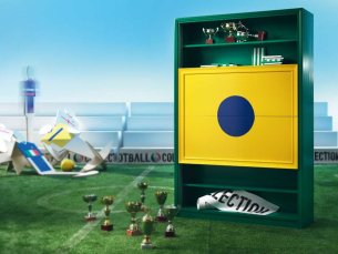 Football collection Stand TV