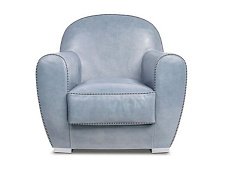 Armchair leather with armrests AMBURGO BABY BAXTER