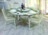 Round dining table 110x110 DOMIZIANI ERCOLE