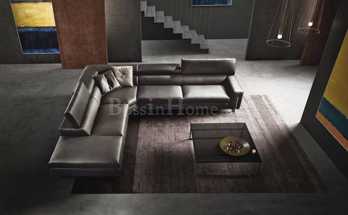 Modular corner sofa GAMMA ARREDAMENTI BELLEVUE S17 + E01 + D03