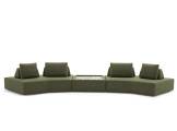 Sectional curved sofa PLATFORM FELIS