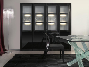 4-module-shelving unit REFLEX AVANTGARDE LIBRERIA ANTE L.50 E FIANCHI