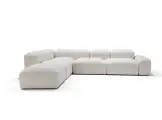 Sectional corner sofa AMURA LAPIS