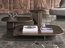 Square wooden coffee table POLYURA DITRE