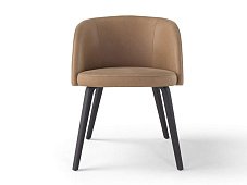 Chair with armrests and wooden legs MONNALISA 4 AMURA