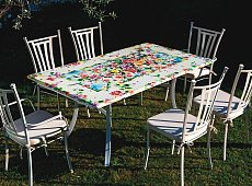 Dining table rectangular DOMIZIANI LUX 621