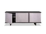 leather sideboard with doors JONI BAXTER