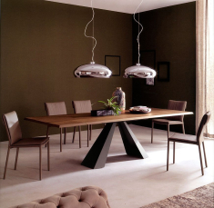 Dining table CATTELAN ITALIA Eliot wood Drive