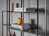 Open metal bookcase OPTIC BONALDO