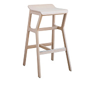 Bar stool Nhino LE Medium white TRABA