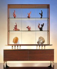 Showcase three-doors OAK SC 1002