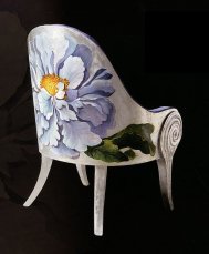 Armchair ALCHYMIA Lara Azzurra