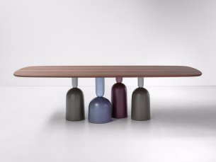 Rectangular wooden dining table COP BONALDO