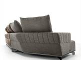 Sectional sofa curved SHEFFIELD 1 LONGHI Serie W 523 2