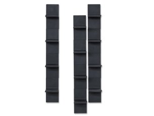 Wall-mounted modular cement bookcase HUGO BAXTER