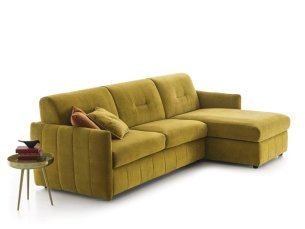 Sofa 3-seater fabric with storage space MANGO AERRE