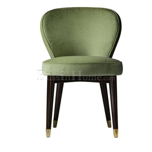 Chair Olivia green BLACK TIE