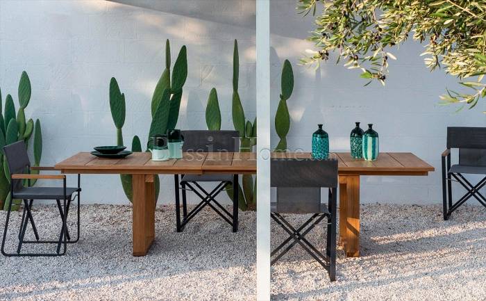 Dining table rectangular outdoor COSETTE UNOPIU COTARE