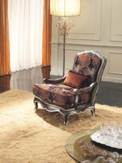 Armchair BEDDING LISBETH silver