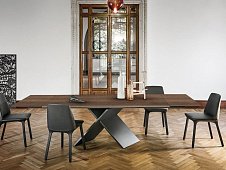 Rectangular wooden dining table AX BONALDO