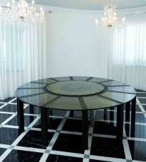Round dining table 250x250 DOMIZIANI OCTOPUS COD 100