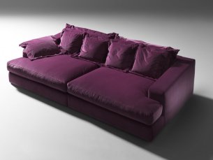 Sofa CAMILLO BLACK TIE SX-CAM6M + DX-CAM6L