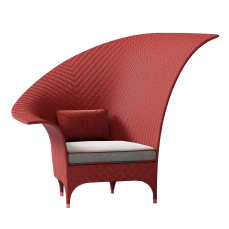 Armchair red Bergere CIPRIANI HOMOOD