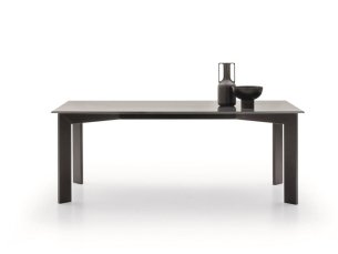 Rectangular dining table glass FRAME DITRE