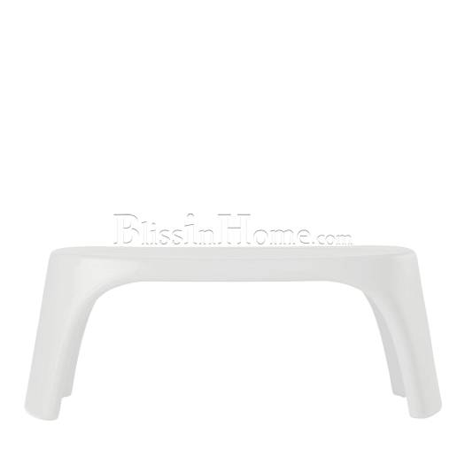 Outdoor Bench Amelie white SLIDE