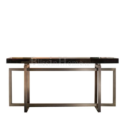 Console Charlotte with Chromed Metal Base DOM EDIZIONI