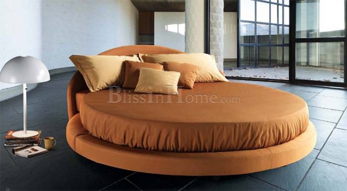 Round double bed NOTTEBLU MILANO EMICICLO
