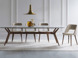 Dining table rectangular TOSCONOVA ZOE Canaletto
