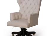 Office Chair Tufted Wheeled beige PALMOBILI