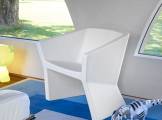 Outdoor Armchair Exofa white SLIDE