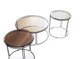 Round metal coffee table MONOLITH DITRE