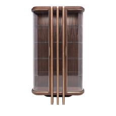 Cabinet Zebra and Brass 2-doors Display ANNIBALE COLOMBO