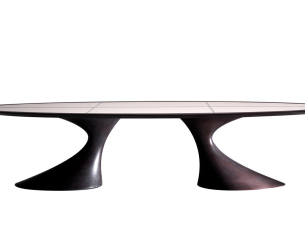 Dining table BEND C1412/2  ANNIBALE COLOMBO