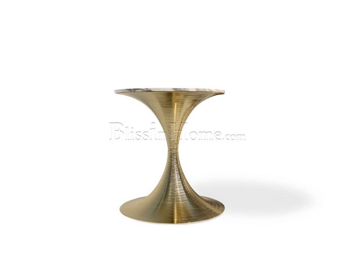 Low coffee table metal with marble top DONALD CORNELIO CAPPELLINI