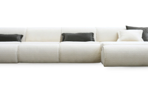 Modular sofa with chaise longue DENVER CORNELIO CAPPELLINI