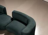Sofa sectional leather CLARA BAXTER