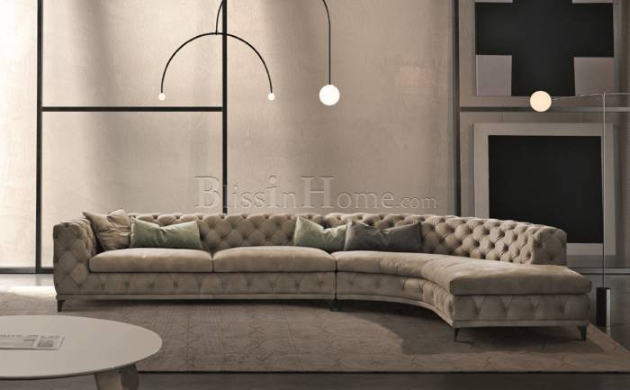 Modular corner sofa GAMMA ARREDAMENTI ASTON S20 + D03