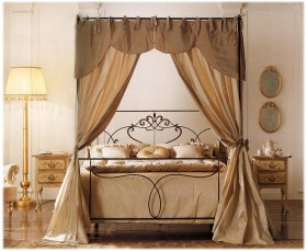 Double bed VITTORIA ORLANDI Doris Baldacchino