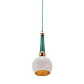 Ceiling lamp B Anthology white and gold Leaf BRONZETTO