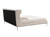 Double bed with upholstered headboard ALICE 4 AMURA