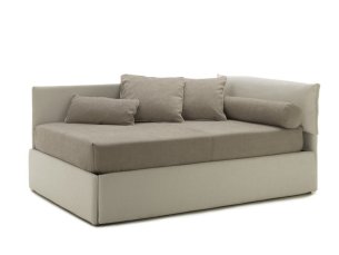 Bed with side panel IORCA 20 BOLZAN LETTI