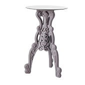 Bar Table round Master of Love Argil gray with Top SLIDE