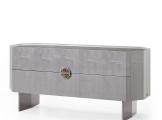 Chest of 2 drawers FB Collection Light Crystal FRANCO BIANCHINI